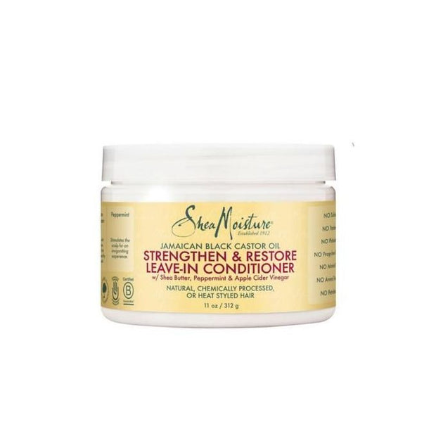 Shea Moisture Jamaican Black Castor Oil Strengthening & Restore Leave In Conditioner 16oz